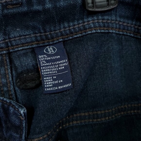 Buffalo David Bitton Evan-X Jeans Mens Size 36x34 Stretch Slim Straight Stretch - Picture 8 of 14